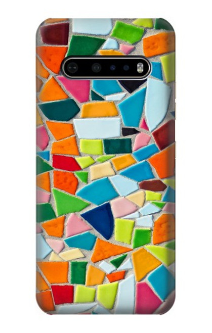 S3391 Abstract Art Mosaic Tiles Graphic Hülle Schutzhülle Taschen für LG V60 ThinQ 5G