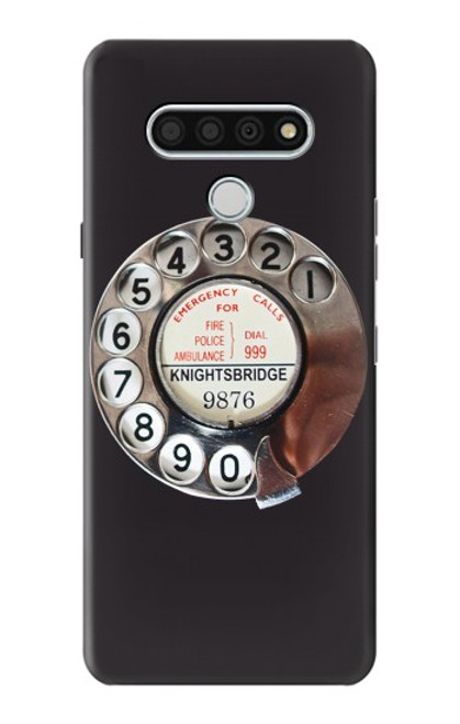 S0059 Retro Rotary Phone Dial On Hülle Schutzhülle Taschen für LG Stylo 6