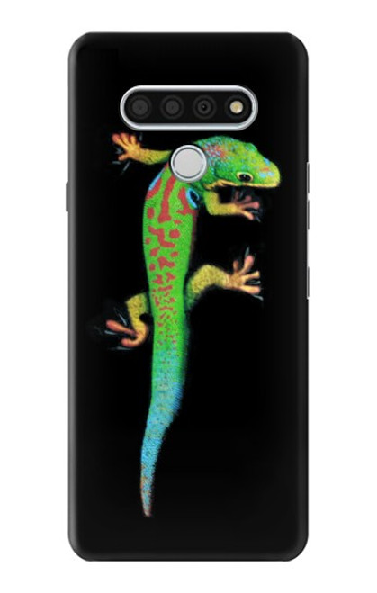 S0125 Green Madagascan Gecko Hülle Schutzhülle Taschen für LG Stylo 6