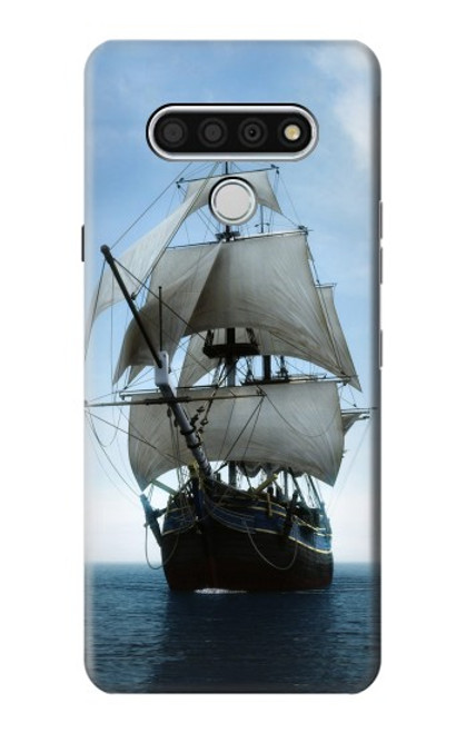 S1096 Sailing Ship in an Ocean Hülle Schutzhülle Taschen für LG Stylo 6
