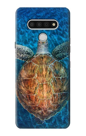 S1249 Blue Sea Turtle Hülle Schutzhülle Taschen für LG Stylo 6