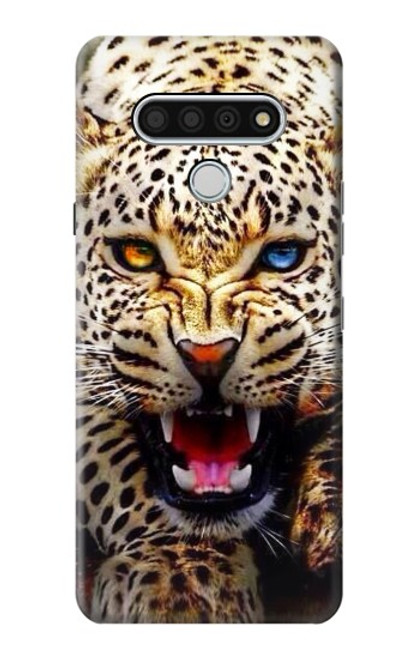 S1932 Blue Eyed Leopard Hülle Schutzhülle Taschen für LG Stylo 6