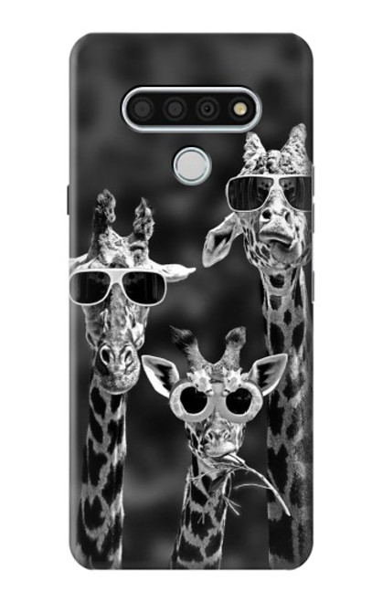 S2327 Giraffes With Sunglasses Hülle Schutzhülle Taschen für LG Stylo 6 S2327 Giraffes With Sunglasses Hülle Schutzhülle Taschen für LG Stylo 6