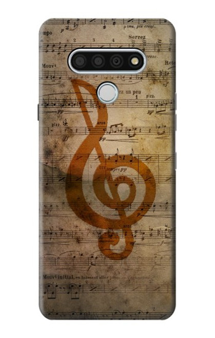 S2368 Sheet Music Notes Hülle Schutzhülle Taschen für LG Stylo 6