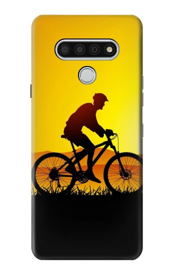 S2385 Bicycle Bike Sunset Hülle Schutzhülle Taschen für LG Stylo 6