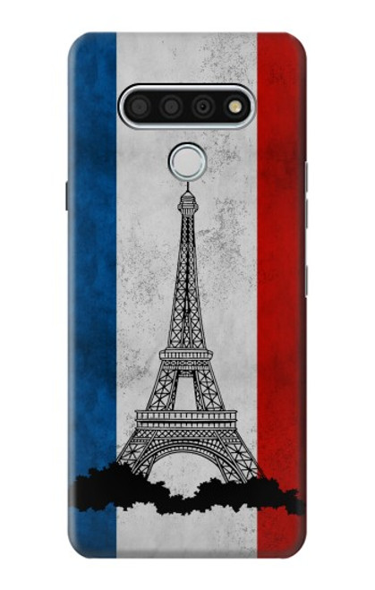S2859 Vintage France Flag Eiffel Tower Hülle Schutzhülle Taschen für LG Stylo 6