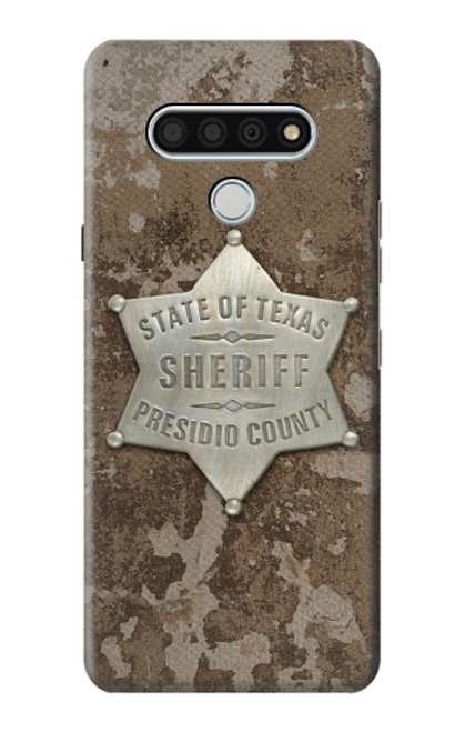 S2868 Texas Presidio County Sheriff Badge Hülle Schutzhülle Taschen für LG Stylo 6