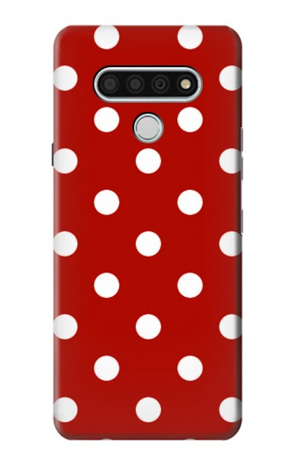 S2951 Red Polka Dots Hülle Schutzhülle Taschen für LG Stylo 6