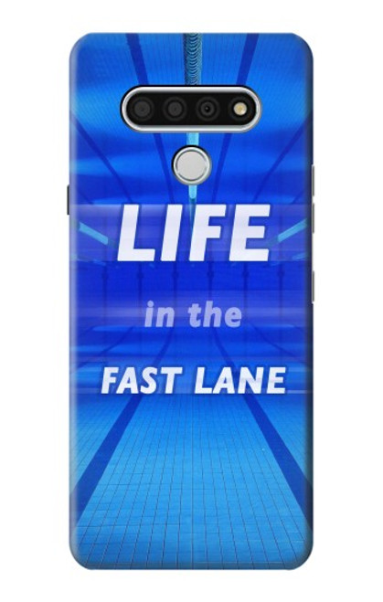 S3136 Life in the Fast Lane Swimming Pool Hülle Schutzhülle Taschen für LG Stylo 6