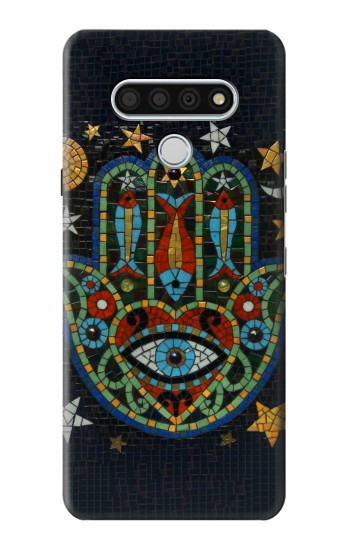 S3175 Hamsa Hand Mosaics Hülle Schutzhülle Taschen für LG Stylo 6