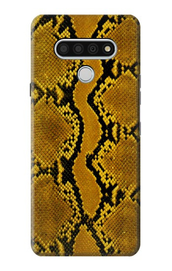 S3365 Yellow Python Skin Graphic Print Hülle Schutzhülle Taschen für LG Stylo 6