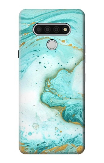 S3399 Green Marble Graphic Print Hülle Schutzhülle Taschen für LG Stylo 6