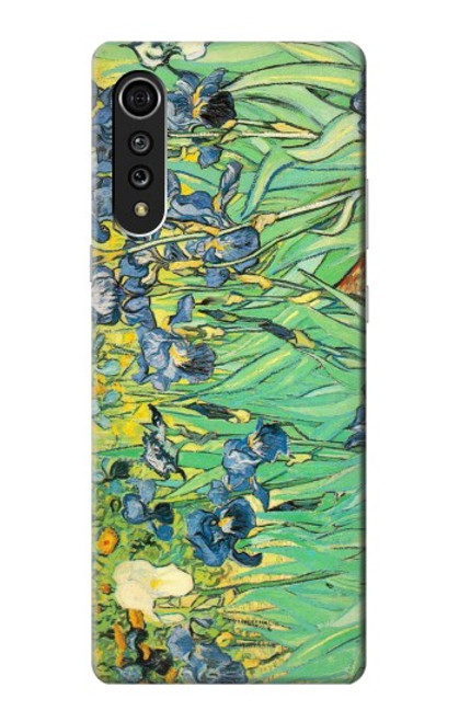 S0210 Van Gogh Irises Hülle Schutzhülle Taschen für LG Velvet