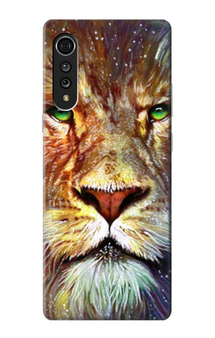 S1354 Lion Hülle Schutzhülle Taschen für LG Velvet