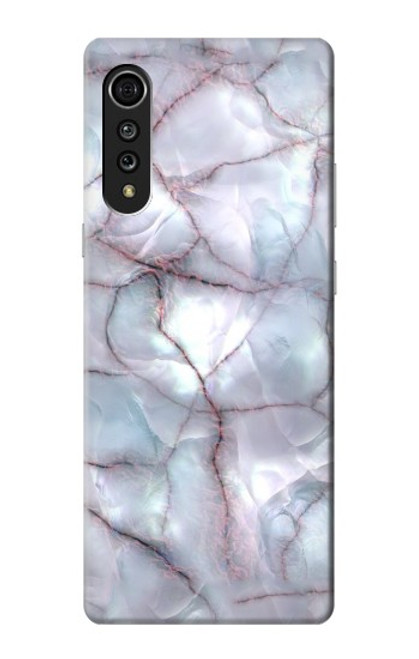 S2316 Dark Blue Marble Texture Graphic Print Hülle Schutzhülle Taschen für LG Velvet