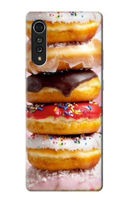 S2431 Fancy Sweet Donuts Hülle Schutzhülle Taschen für LG Velvet