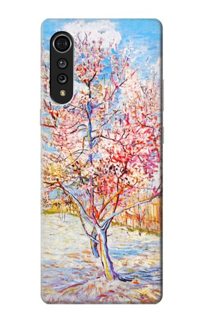 S2450 Van Gogh Peach Tree Blossom Hülle Schutzhülle Taschen für LG Velvet