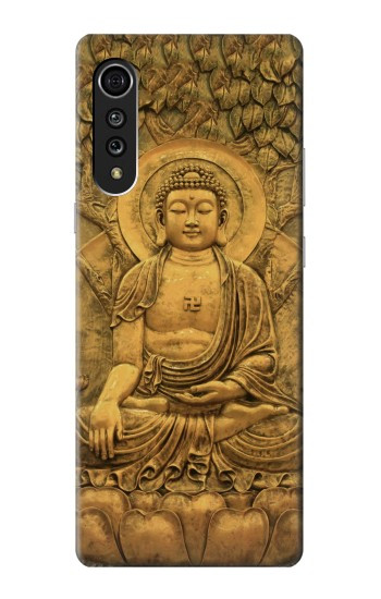 S2452 Buddha Bas Relief Art Graphic Printed Hülle Schutzhülle Taschen für LG Velvet