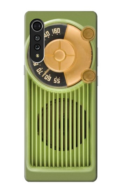 S2656 Vintage Bakelite Radio Green Hülle Schutzhülle Taschen für LG Velvet