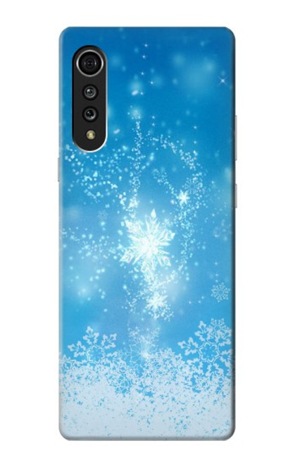 S2923 Frozen Snow Spell Magic Hülle Schutzhülle Taschen für LG Velvet