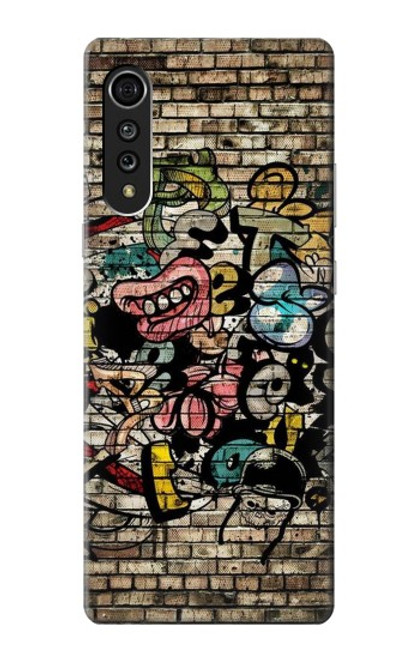 S3394 Graffiti Wall Hülle Schutzhülle Taschen für LG Velvet