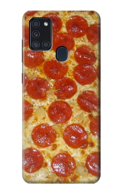 S0236 Pizza Hülle Schutzhülle Taschen für Samsung Galaxy A21s