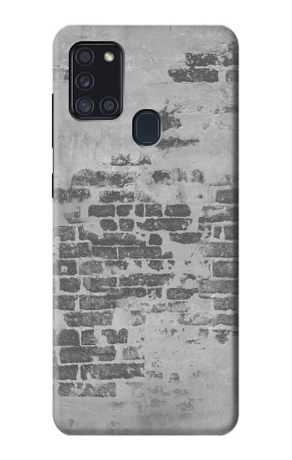 S3093 Old Brick Wall Hülle Schutzhülle Taschen für Samsung Galaxy A21s