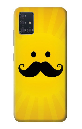 S1145 Yellow Mustache Sun Hülle Schutzhülle Taschen für Samsung Galaxy A51 5G