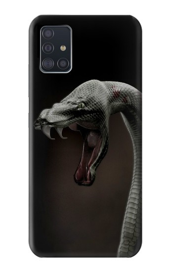 S1597 Black Mamba Snake Hülle Schutzhülle Taschen für Samsung Galaxy A51 5G