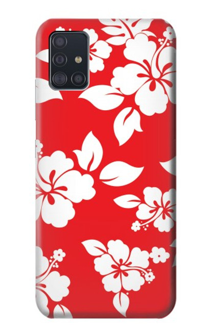 S1949 Hawaiian Hibiscus Pattern Hülle Schutzhülle Taschen für Samsung Galaxy A51 5G