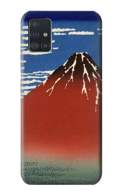 S2390 Katsushika Hokusai Red Fuji Hülle Schutzhülle Taschen für Samsung Galaxy A51 5G