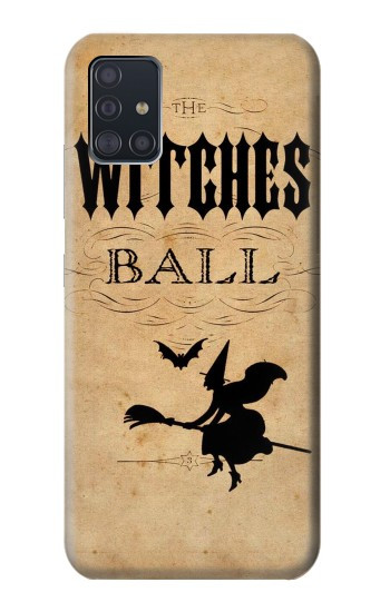 S2648 Vintage Halloween The Witches Ball Hülle Schutzhülle Taschen für Samsung Galaxy A51 5G