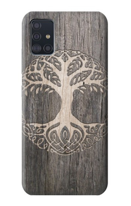 S3591 Viking Tree of Life Symbol Hülle Schutzhülle Taschen für Samsung Galaxy A51 5G