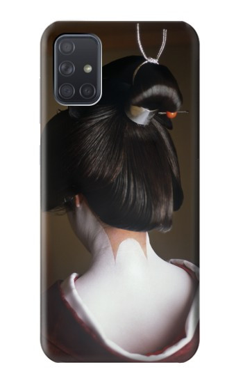 S1337 Japan Geisha Neck Hülle Schutzhülle Taschen für Samsung Galaxy A71 5G