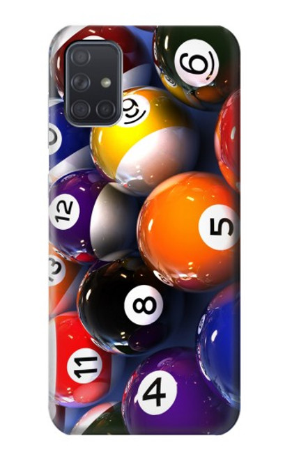 S2238 Billiard Pool Ball Hülle Schutzhülle Taschen für Samsung Galaxy A71 5G