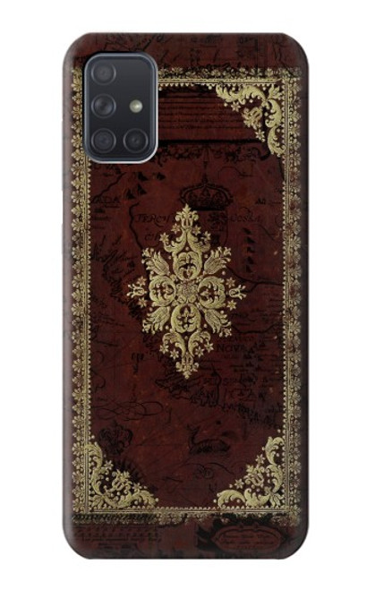 S3014 Vintage Map Book Cover Hülle Schutzhülle Taschen für Samsung Galaxy A71 5G