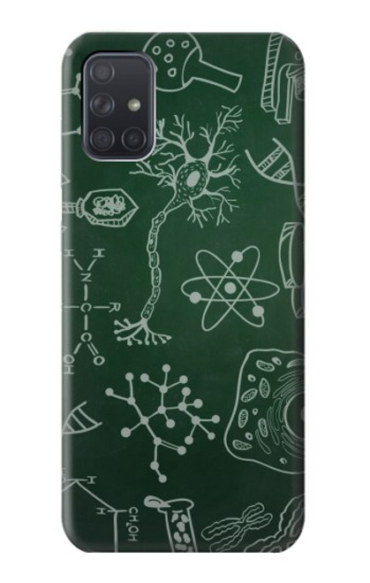 S3211 Science Green Board Hülle Schutzhülle Taschen für Samsung Galaxy A71 5G