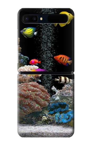 S0226 Aquarium Hülle Schutzhülle Taschen für Samsung Galaxy Z Flip 5G