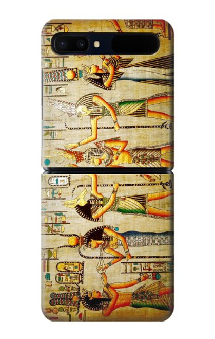 S0272 Egypt Wall Art Hülle Schutzhülle Taschen für Samsung Galaxy Z Flip 5G