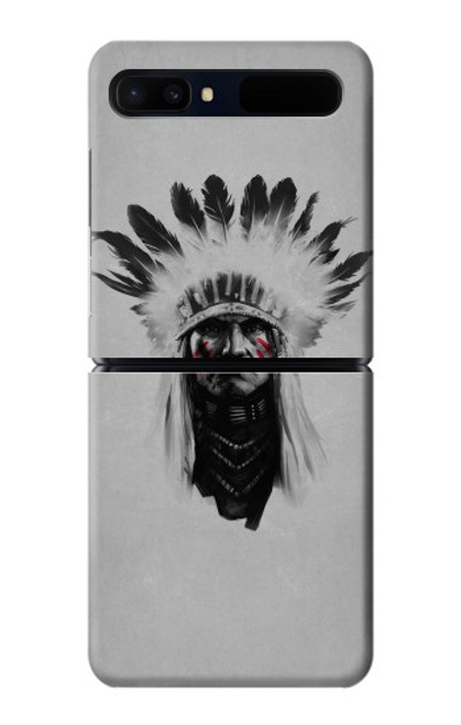 S0451 Indian Chief Hülle Schutzhülle Taschen für Samsung Galaxy Z Flip 5G
