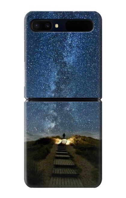 S0734 Stairway to Heaven Iceland Hülle Schutzhülle Taschen für Samsung Galaxy Z Flip 5G