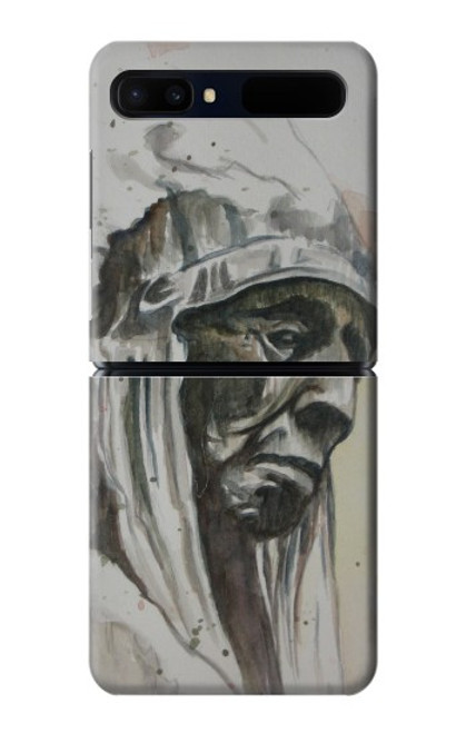 S0792 Indian Chief Hülle Schutzhülle Taschen für Samsung Galaxy Z Flip 5G
