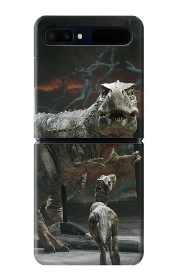 S1288 Dinosaur T Rex Museum Hülle Schutzhülle Taschen für Samsung Galaxy Z Flip 5G