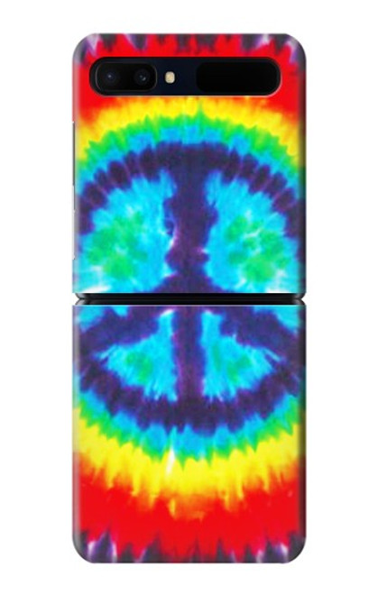 S1870 Tie Dye Peace Hülle Schutzhülle Taschen für Samsung Galaxy Z Flip 5G