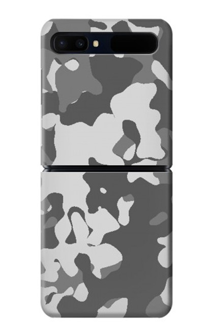 S2186 Gray Camo Camouflage Graphic Printed Hülle Schutzhülle Taschen für Samsung Galaxy Z Flip 5G