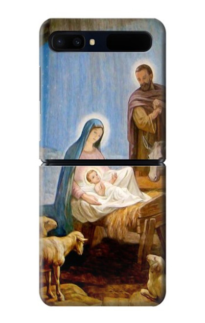 S2276 The Nativity Hülle Schutzhülle Taschen für Samsung Galaxy Z Flip 5G