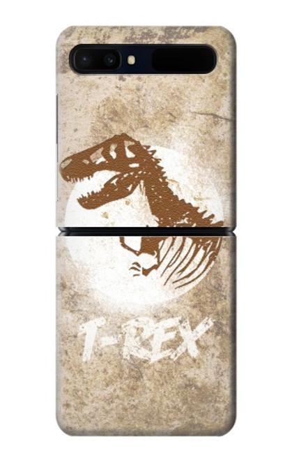 S2372 T-Rex Jurassic Fossil Hülle Schutzhülle Taschen für Samsung Galaxy Z Flip 5G