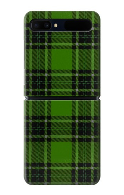 S2373 Tartan Green Pattern Hülle Schutzhülle Taschen für Samsung Galaxy Z Flip 5G