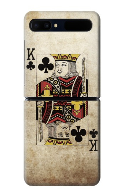 S2528 Poker King Card Hülle Schutzhülle Taschen für Samsung Galaxy Z Flip 5G