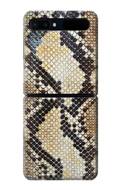 S2703 Snake Skin Texture Graphic Printed Hülle Schutzhülle Taschen für Samsung Galaxy Z Flip 5G